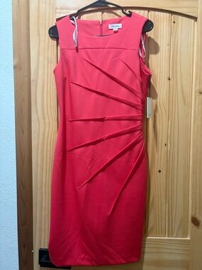 Calvin Klein Coral Dress Size 6